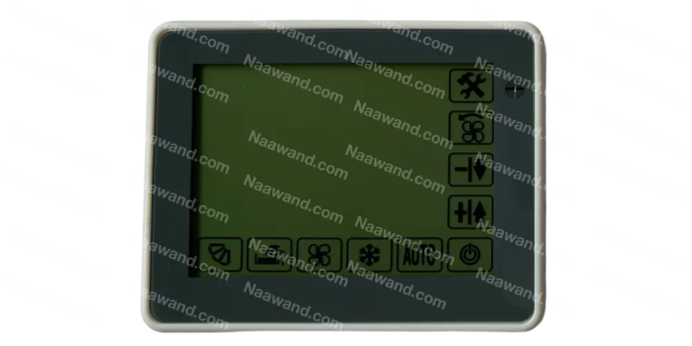 شاشەی موبەریدەی لەمسی ١٠ هێما لەسەری ٩٩ دەرەجەی دو گێچمەی چوار خەت